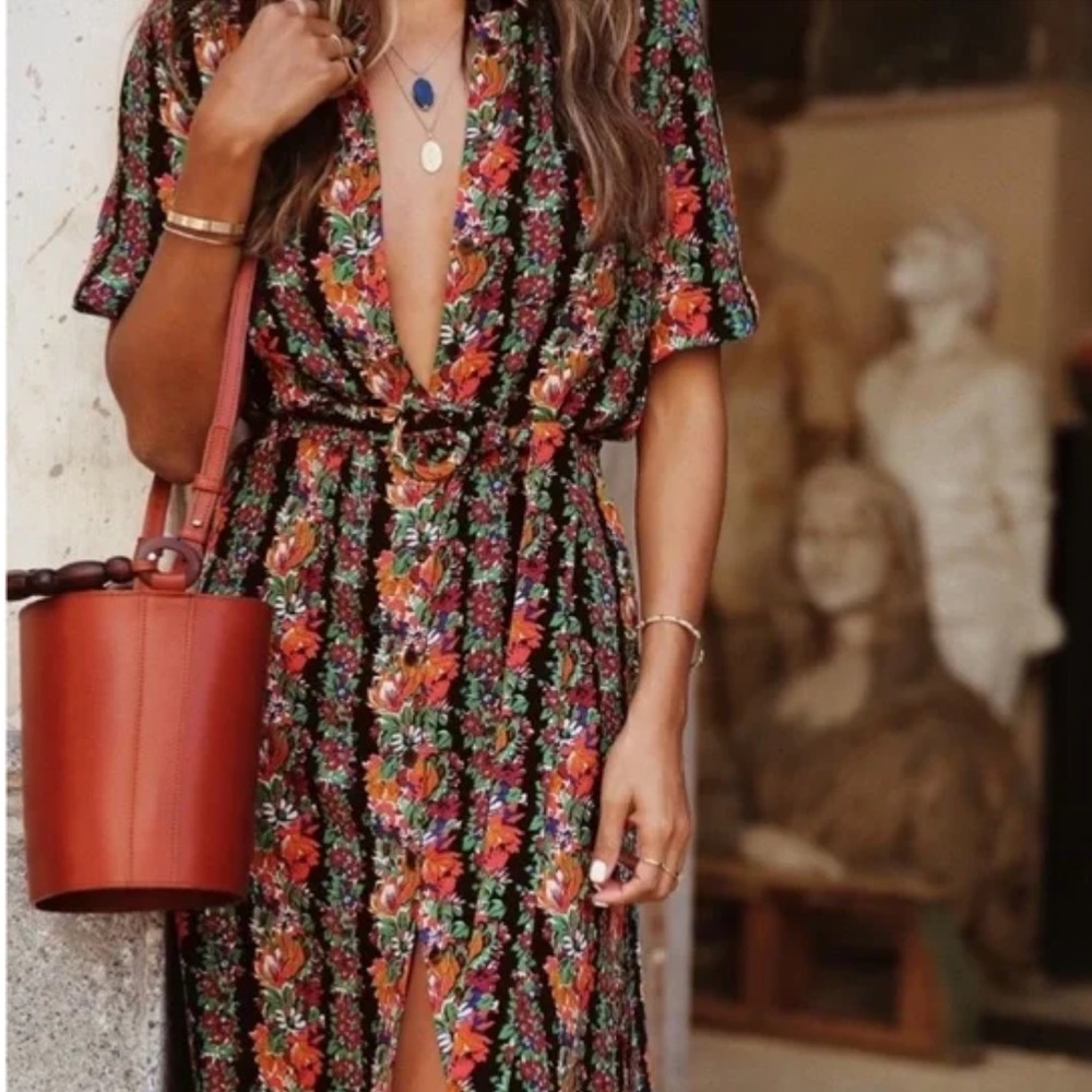 Sezane Lexia Dress—size 38, good condition